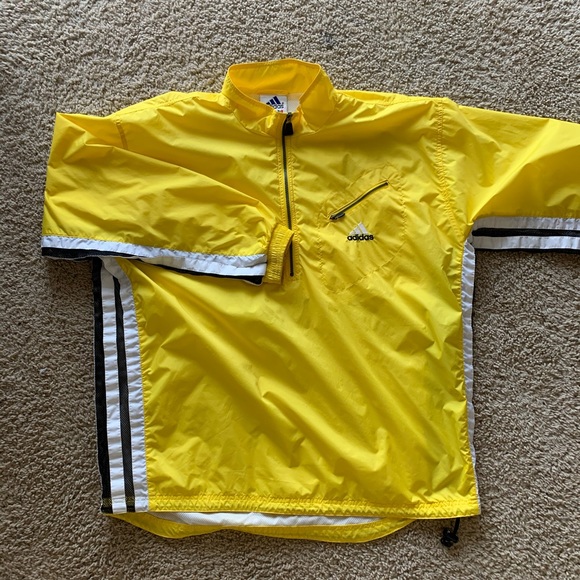 adidas quarter zip windbreaker